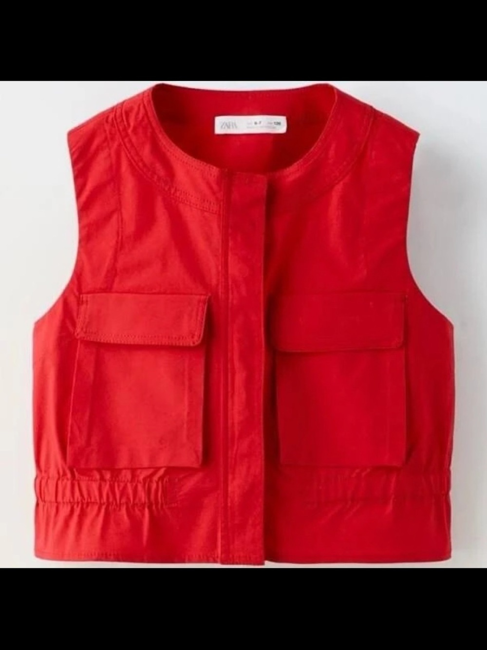 Zara Kids red sleeveless vest